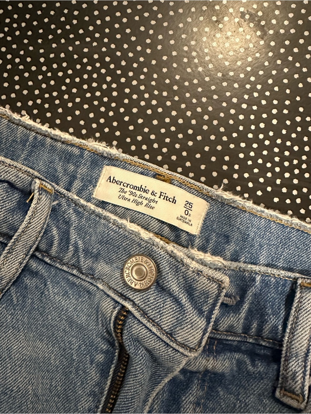 Abercrombie & Fitch 90’s Ultra High Rise Jeans size 25